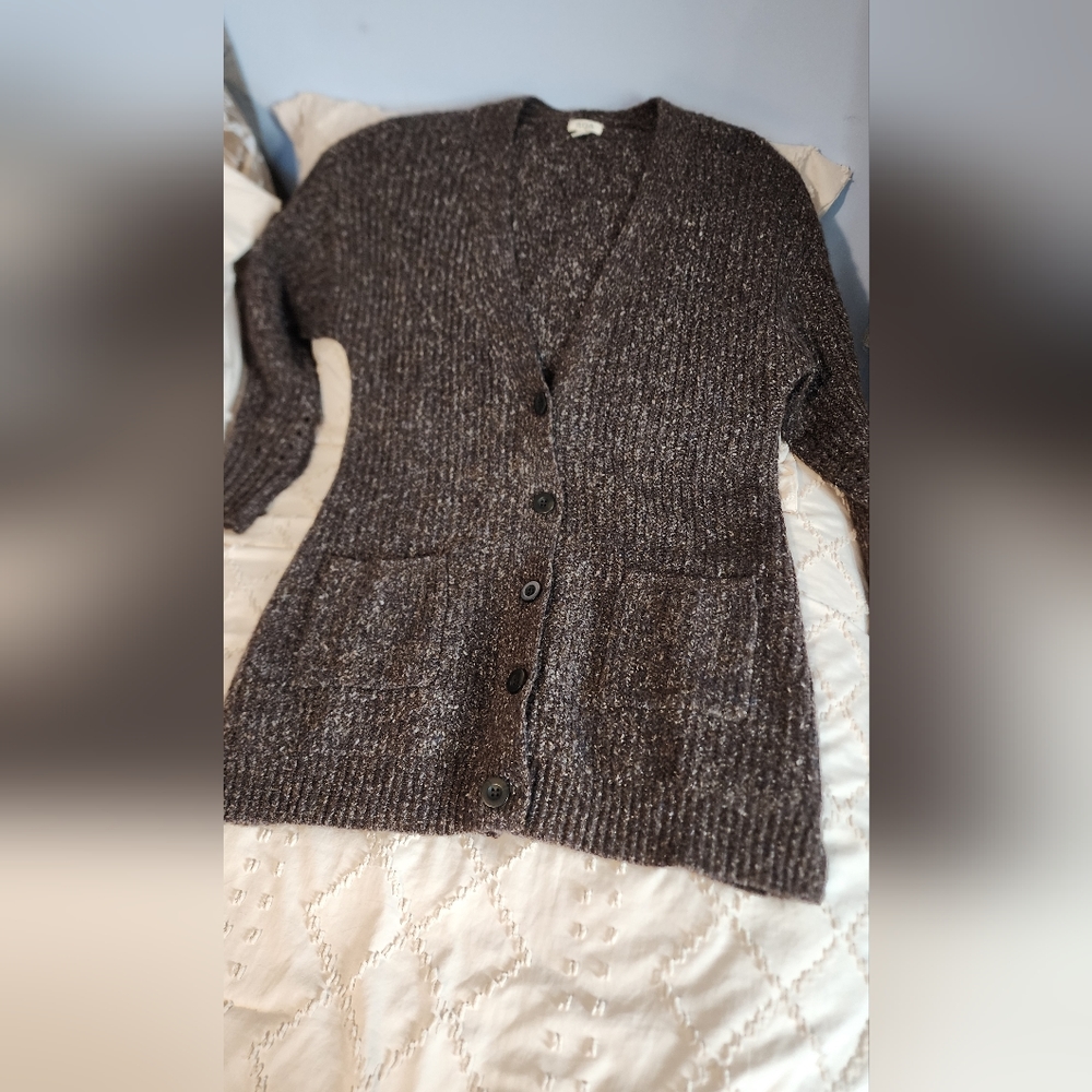 Brown/Multi Cardigan Sweater